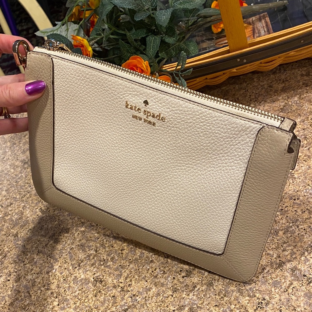 Kate Spade Lena Colorblock Pebbled Leather Style KH444 (NO STRAP + OTHER FLAWS